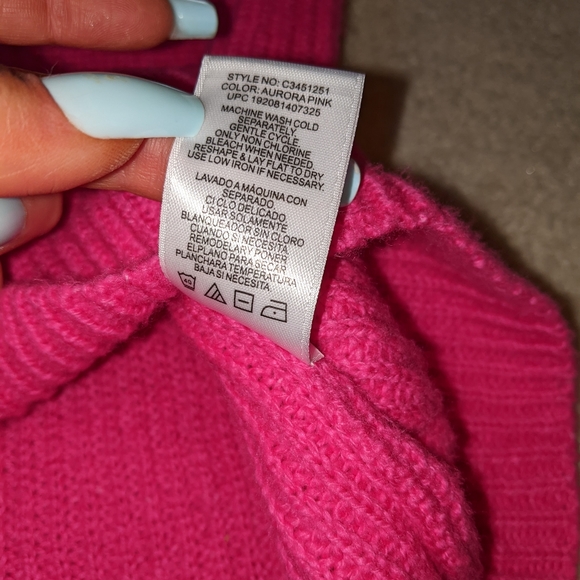 Nwt Vince Camuto Aurora pink sweater - Picture 7 of 16